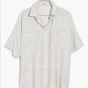 made well striped flannel (short sleeve)